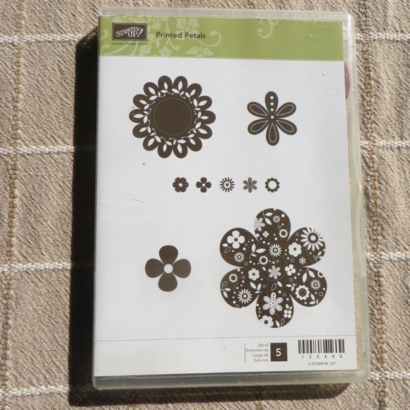Stampin' Up Printed Petals Stamp Set - Picture 1 of 3